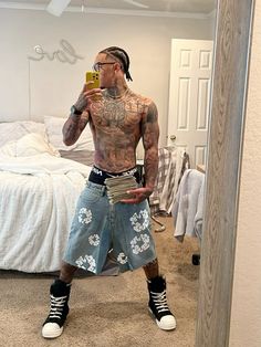 Black Men Tattoos, Thug Style, Sleeve Tattoos, Tattoos For Guys, Black Men, Outfit Inspirations, Fashion Outfits, My Style