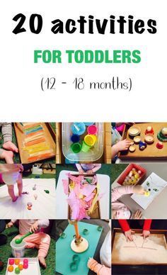 the top ten activities for toddlers to play with