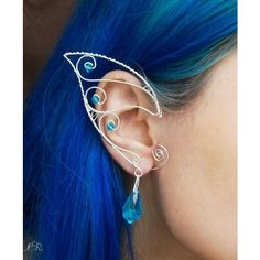 Ritual Jewelry, Elven Ears, Cincin Diy, Elf Jewelry, Elf Ear, Elf Ear Cuff, Fairy Ears, Bijoux Fil Aluminium, Elf Ears