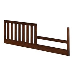 Pembrooke Toddler Guardrail to Convert Crib into a Toddler Bed - Dark Walnut Dark Walnut, Walnut Finish, Elegant Style, Cribs, Toddler Bed, Walnut, Bed, Design, Cots