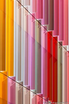 an image of colorful lines that are very interesting to see on this wallpaper mural