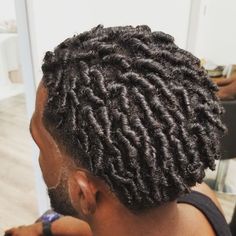 Men Coils Hairstyles, Short Twists Black Men Hair, Boy Braids, Hair Twists Black, Black Hair Cuts, Curly Hair Fade