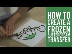 how to create a frozen buttercream transferer