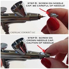 the instructions for how to use a screwdriver on your nail polishing machine