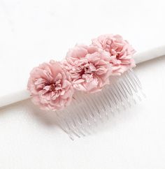 Wedding Handcrafted alt pink rose hair comb.   Size 1  pcs  Length apr 9 cm Estimated delivery times: All parcels to United States will be delivered via UPS - 4-8 business days, phone number is required for the courier. Parcels in Germany 1-2 Day Parcels within EUROPEAN UNION UPS standard service 2-4 business days Parcels to Australia will be shipped via Standard Airmail and shipping time takes 2 weeks. Pink Rose Hair, Boho Hair Accessories, Flower Bridal Hair, Bridal Hair Accessories Flower, Wedding Rose, Hair Accessories Boho, Boho Hair, Bridal Hair Flowers, Flower Hair Comb