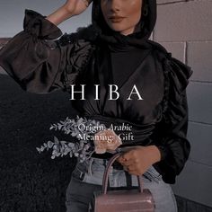 a woman in hijab holding a handbag and posing for the cover of a magazine