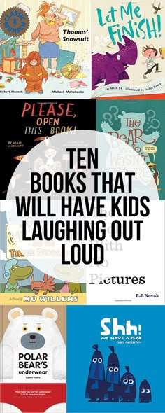 ten books that will have kids laughing out loud