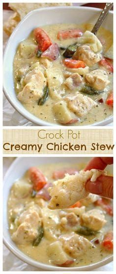 crock pot creamy chicken stew