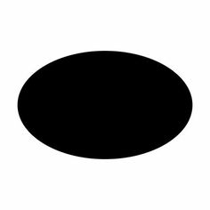 a black circle on a white background