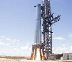 SpaceX Super Heavy Booster 7 rocket tested for static fire. Rocket Engine, Tesla Owner, Tesla Roadster, Launch Pad, Tesla Model X, Tesla Model S, Elon Musk, Tesla