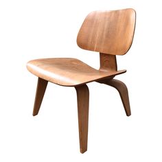 the eames chair is made from wood