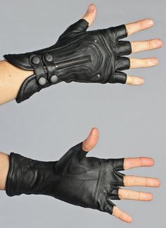 Goth Gloves, Steam Trunk, Archery Gloves, Cosplay Gloves, Leather Fingerless Gloves, Festival Mode, Goth Streetwear, Formal Gloves, Fire Safe