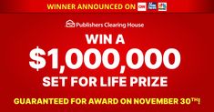 the $ 1, 000 prize is awarded for winning on november 30th