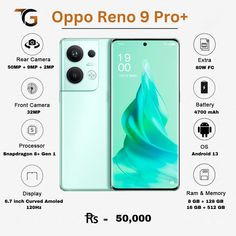 Oppo Reno 9 Pro+ Music Tattoo Designs, Birthday Collage, Camera Battery, Music Tattoo, Ram Memory, Birthday Wishlist, Dream House Decor, Next Week, House Decor