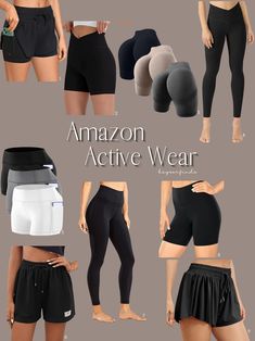 Amazon Gym Must Haves, Amazon Fitness Must Haves, Gym Must Haves For Women, Amazon Must Haves Clothes, Fitness Wear Outfits, Workout Essentials, Womens Workout Outfits, Gym Wear, Running Shorts