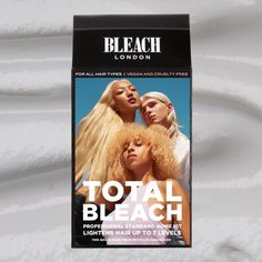 The Bleach London Total Bleach Semi-Permanent Hair Bleach Cream, 0.88 oz Pouch, 2 Pack is the perfect blonde base! Our salon-born Total Bleach Kit removes the natural pigments from your hair to give you the brightest, blondest base for any tone and color. Lifts your hair up to 7 levels in one sitting, depending on your natural color and other factors like condition and thickness. One kit is suitable for very short, cropped hair and roots up to 1 inch long. For long roots or long hair youll need Bleaching Powder, Best Hair Mask, Silver Shampoo, Bleach London, Crop Hair, Perfect Blonde, Toning Shampoo, How To Lighten Hair, Cool Blonde