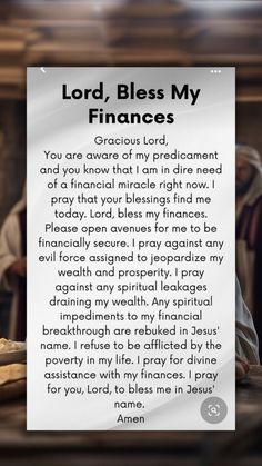 prayer for financial blessing money abundance Help From God, Financial Prayers, Money Prayer, Prayers For My Husband, Everyday Prayers, Christian Quotes Prayer, Financial Help, Good Prayers, Inspirational Quotes God