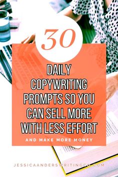 the words daily copywriters so you can sell more with less effort and make more money