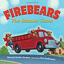 there is a book cover for fire bears the rescue team