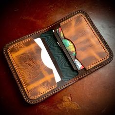 |   .   . Leather Wallet, Wallet, Leather