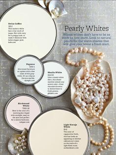 pearly whites and pearls are featured in this magazine