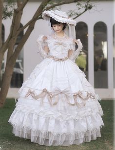 Elpress L -Tomorrow is Another Day- Vintage Classic Lolita Dress Gaun Abad Pertengahan, Indian Wedding Gowns, Royal Outfits, Princess Outfits