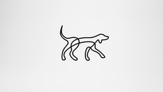 a black and white drawing of a dog on a white background with the word dogs written below it