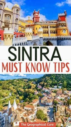 Pinterest pin for tips for visiting Sintra Portugal Sintra, Lisbon Travel Guide, Sintra Portugal