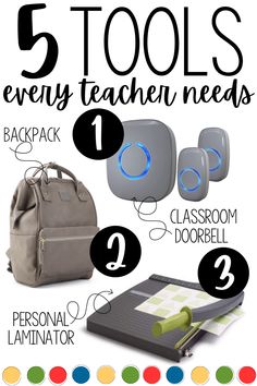 the five tools every teacher needs to use in their school year's workbook