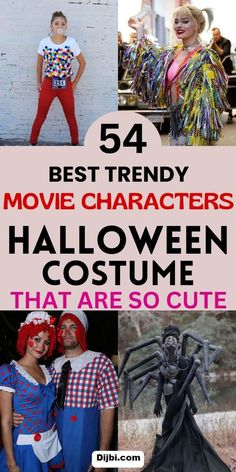 the best trendy movie characters halloween costumes that are so cute for kids and adults