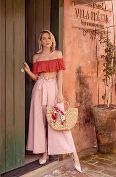 Cute Summer Outfits, Vacation Outfits, Spring Summer Outfits, Look Chic, Moda Fashion, Summer Vibes, Spring Outfits, Casual Chic