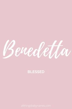 the words bebedlettta are written in white on a pink background