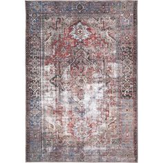 SAY GOODBYE TO MESSY SPILLS... REVIVE THE SPACE YOU ARE IN AND LOVE   The rug designed for living rooms, not showrooms   The Sophia Heritage Rust area rug is made of a cotton blend for an easy to clean finish.