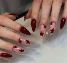 Nails For Concert, Mani Designs, Nail Growth Tips, Checkered Nails, Brown Acrylic Nails, Gel X Nails, Vday Nails, Red Nail Art