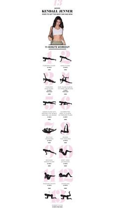 the poster shows how to do an exercise with her arms, legs and hands in different positions