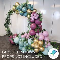 large kit shown with balloons and greenery in front of the letters'n '