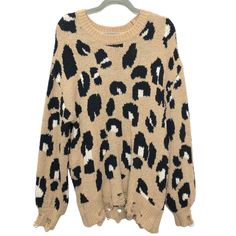 Brand: ALTARD STATE Style: SWEATER Color: LEOPARD PRINT Size: M SKU: 293-29311-83669 CONDITION: GENTLY USED Altard State, Style Sweater, 2 Months, Personal Shopper, Colorful Sweaters, Alaska, Clothing And Shoes, Leopard Print, Clothes