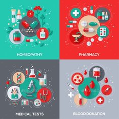 Flat Design Vector Illustration Concepts of Healthcare and Medicine. Herbal Treatment, Homeopathy. Pharmacy, Drugs and Pills. Medi Medical Desktop Wallpaper, Psychology Drawing, Medical Clinic Logo, Delivery App Design, Psychological Art, Plasma Donation, Health Clipart, Medical Clothes, Flat Design Ideas