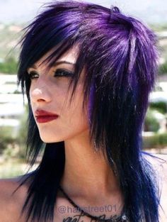 Scene Haircuts Long, Blue Scene Hair, Scene Hair Bangs, Scene Hair Colors, Medium Scene Hair, Long Scene Hair, Hair Stripes