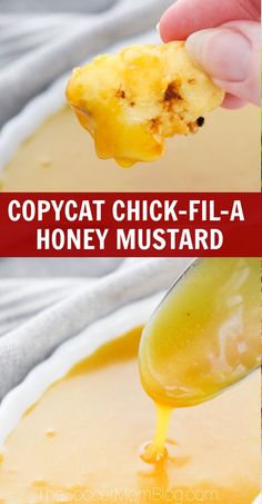 this copycat chicken - fil - a honey mustard recipe is delicious and easy to make