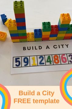 build a city free printable with legos