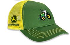 PRICES MAY VARY. Introducing the John Deere Youth Toddler Hat – where farm life meets adorable style! Crafted with the same quality and ruggedness as the iconic John Deere tractors, this hat is the perfect accessory for the next generation of little farmers. Authentic John Deere Style: Your little one will be the talk of the playground with this officially licensed John Deere hat. Featuring the classic green and yellow color scheme, complete with the unmistakable John Deere logo, it's a small-sc John Deere Hat, John Deere Logo, John Deere Hats, Adorable Style, John Deere Equipment, Green Tractors, Yellow Colour Scheme, Baby Boy Accessories, Toddler Hat