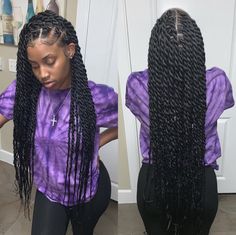 Twisted Hair, Hot Hair Colors, Easy Hairstyles For Medium Hair, Twist Braid Hairstyles, Micro Braids, Box Braids Styling, Girls Hairstyles Braids, Beautiful Braids, African Braids Hairstyles