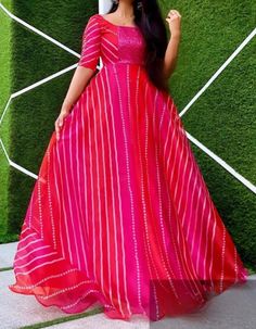 Long Frocks For Women, Frock Models, Long Blouse Designs, Simple Frock Design, Long Frock Designs, Long Gown Design, Simple Frocks, Anarkali Dress Pattern, Frock Patterns