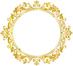 an ornate gold frame with leaves and scrolls