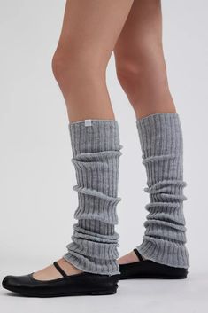 Out From Under Ribbed Legwarmer | Urban Outfitters Grey Leg Warmers, Gray Leg Warmers, Knit Leg Warmers, Leg Warmer, Knit Wear, Cozy Knits, Leg Warmers, Knee High, Women's Accessories