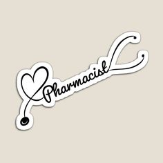 sticker with the word pharmaise written on it