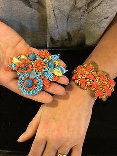 Turquoise Coral Jewelry, Brooch Bouquets, Pink Necklace, Flower Pins, Coral Turquoise, Diy Arts And Crafts