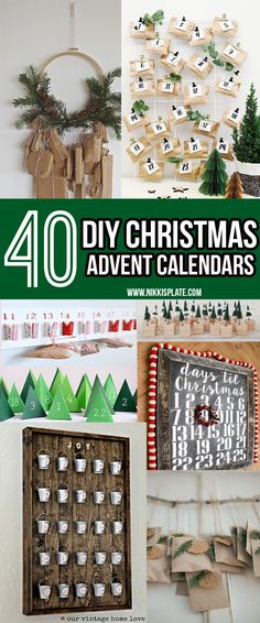 the top ten diy christmas calendars for kids and adults to make with them