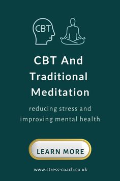 CBT And Traditional Meditation - Reducing Stress And Improving Mental Health with Cognitive Behaviour Therapy. Why CBT and Meditation work so well at reducing unhealthy thinking that triggers anxiety, stress, depression and other mental health orders such as addictions, eating disorders. Why meditation and mindfulness helps increase the success of CBT approaches. The type of meditations to use with #cbt #cognitivebehaviourtherapy #traditionalmeditation #cbtmeditation #meditation #cbtmindfulness